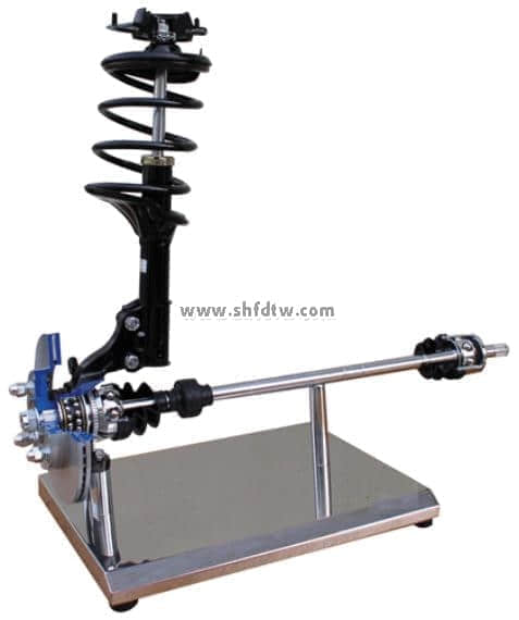 懸掛總成解剖模型，帶A臂、驅(qū)動(dòng)軸和盤式制動(dòng)器